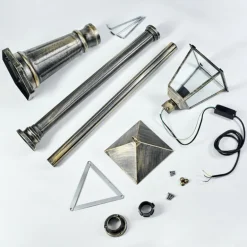 Anfei Eclairage de chemin Or, Noir, 1 lumière