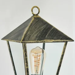 Anfei Eclairage de chemin Or, Noir, 1 lumière