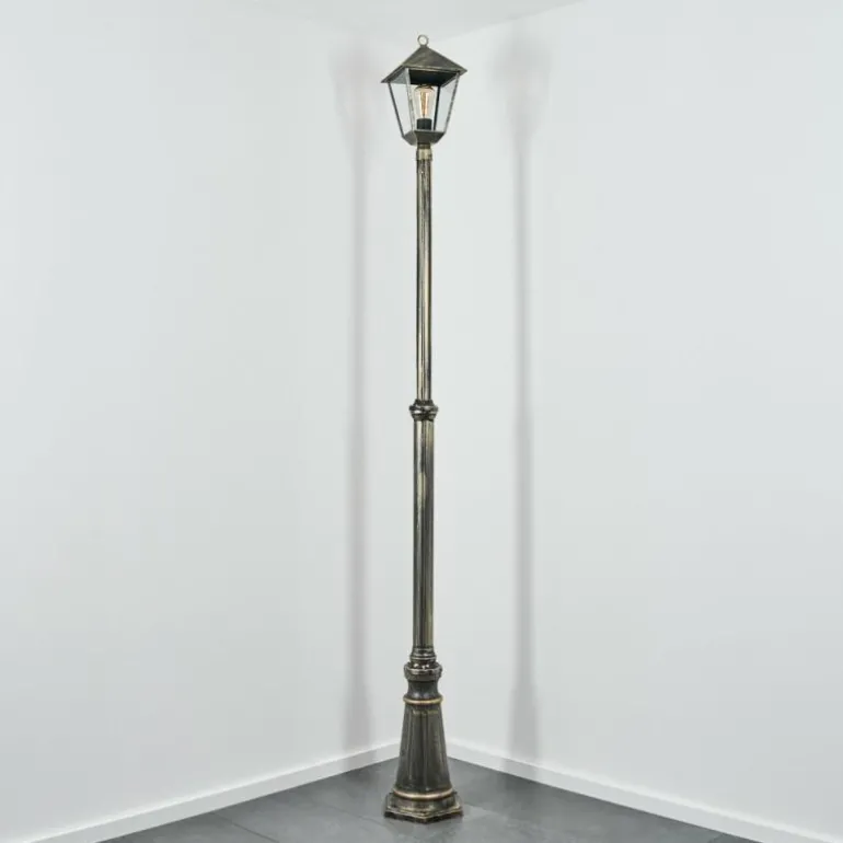 Anfei Eclairage de chemin Or, Noir, 1 lumière