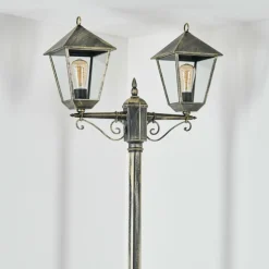 Anfei Eclairage de chemin Or, Noir, 2 lumières