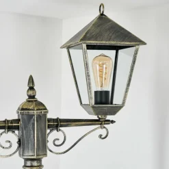 Anfei Eclairage de chemin Or, Noir, 2 lumières