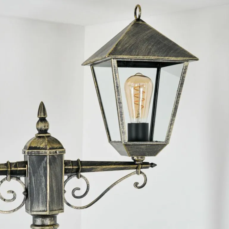 Anfei Eclairage de chemin Or, Noir, 2 lumières