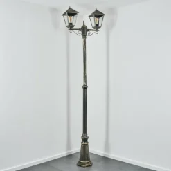 Anfei Eclairage de chemin Or, Noir, 2 lumières