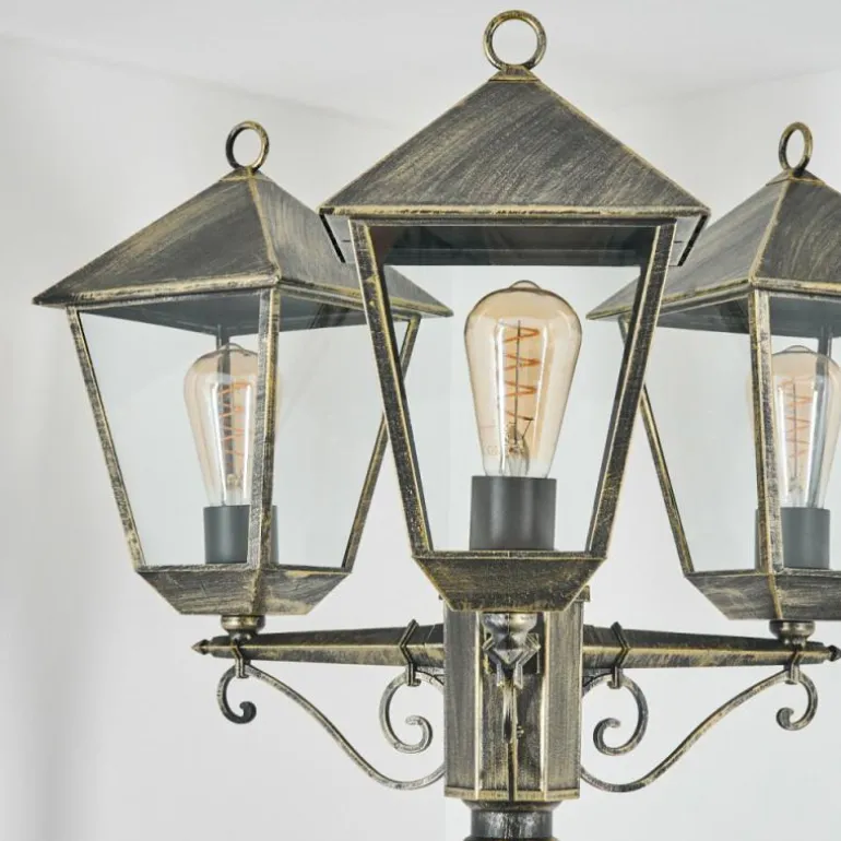 Anfei Eclairage de chemin Or, Noir, 3 lumières