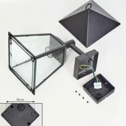 Anfei Lampe murale d´extérieur Noir, 1 lumière