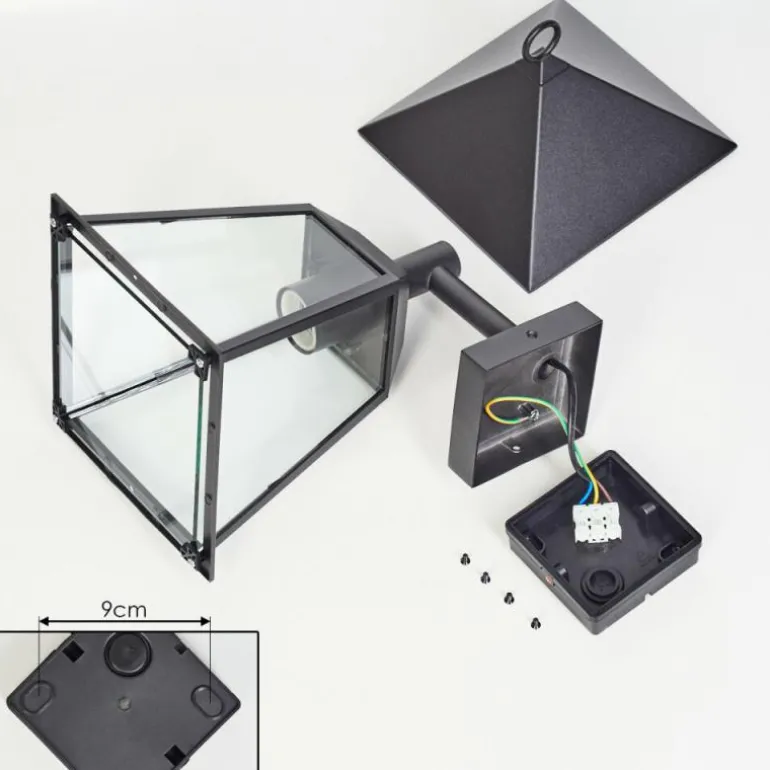 Anfei Lampe murale d´extérieur Noir, 1 lumière