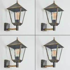 Anfei Lampe murale d´extérieur Brun, Or, 1 lumière