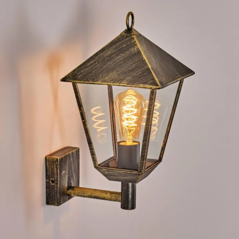 Anfei Lampe murale d´extérieur Brun, Or, 1 lumière