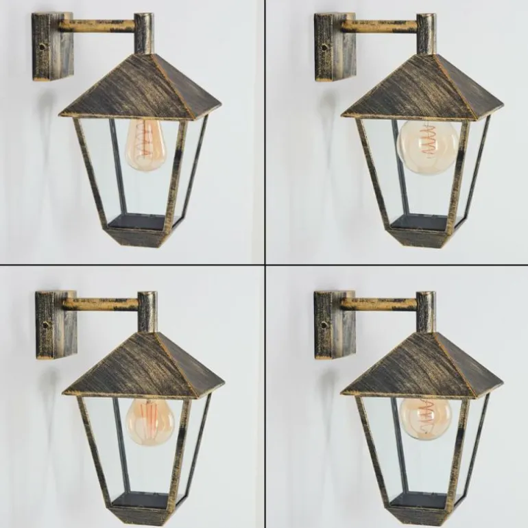 Anfei Lampe murale d´extérieur Brun, Or, 1 lumière