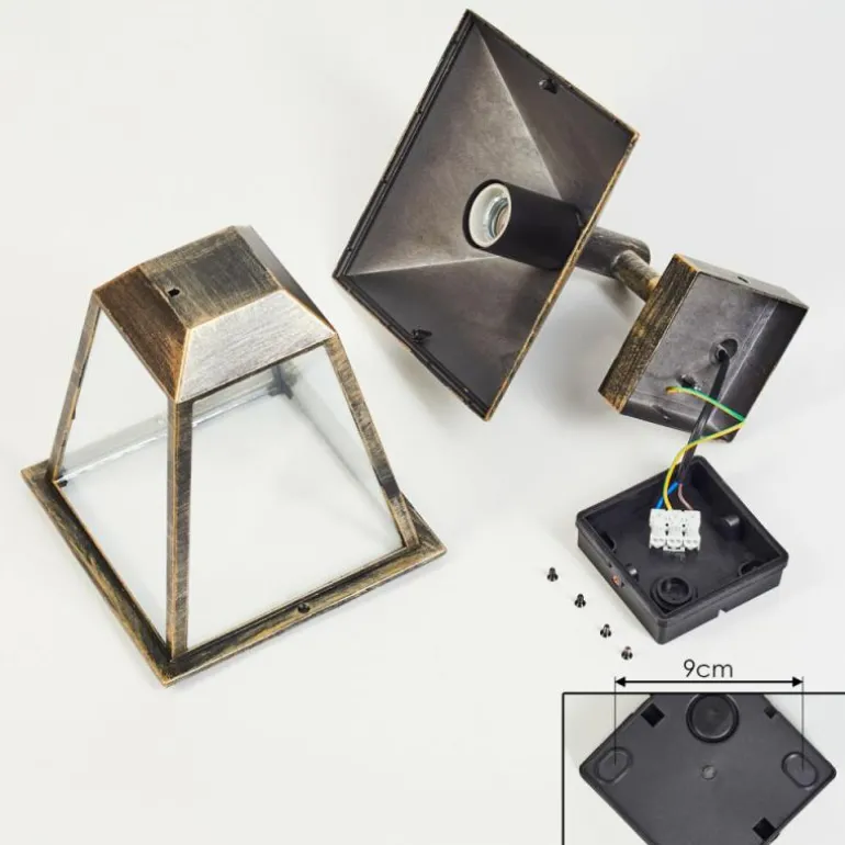 Anfei Lampe murale d´extérieur Brun, Or, 1 lumière