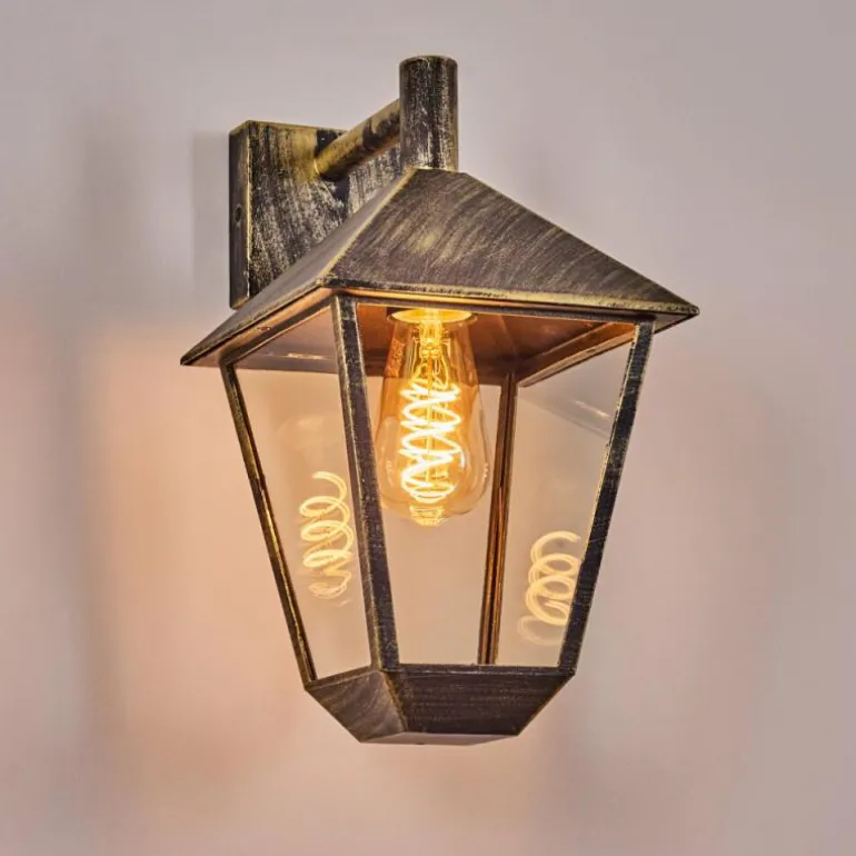 Anfei Lampe murale d´extérieur Brun, Or, 1 lumière