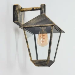 Anfei Lampe murale d´extérieur Brun, Or, 1 lumière