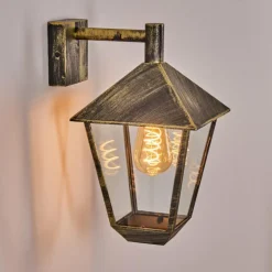 Anfei Lampe murale d´extérieur Brun, Or, 1 lumière