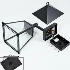 Anfei Lampe murale d´extérieur Noir, 1 lumière, Détecteur de mouvement