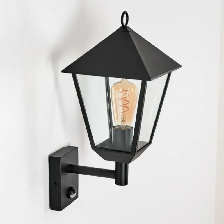 Anfei Lampe murale d´extérieur Noir, 1 lumière, Détecteur de mouvement