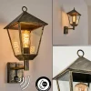 Anfei Lampe murale d´extérieur Or, Noir, 1 lumière, Détecteur de mouvement