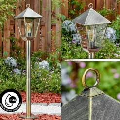 Anfei Luminaire extérieur, Eclairage de chemin Brun, Or, 1 lumière