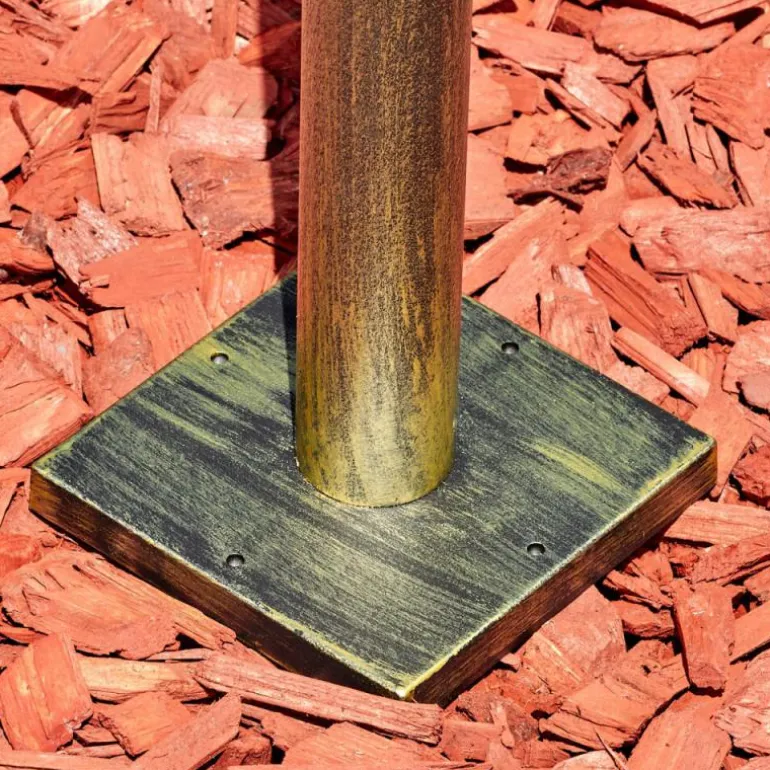 Anfei Luminaire extérieur, Eclairage de chemin Brun, Or, 1 lumière, Détecteur de mouvement