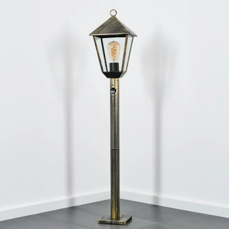 Anfei Luminaire extérieur, Eclairage de chemin Brun, Or, 1 lumière, Détecteur de mouvement