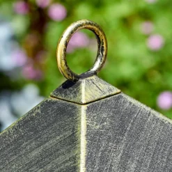 Anfei Luminaire extérieur, Eclairage de chemin Brun, Or, 1 lumière, Détecteur de mouvement