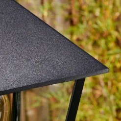 Anfei Luminaire extérieur, Réverbère, Eclairage de chemin Noir, 1 lumière