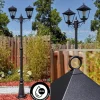 Anfei Luminaire extérieur, Réverbère, Eclairage de chemin Noir, 2 lumières