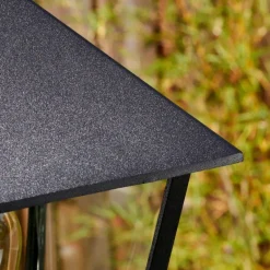 Anfei Luminaire extérieur, Réverbère, Eclairage de chemin Noir, 2 lumières