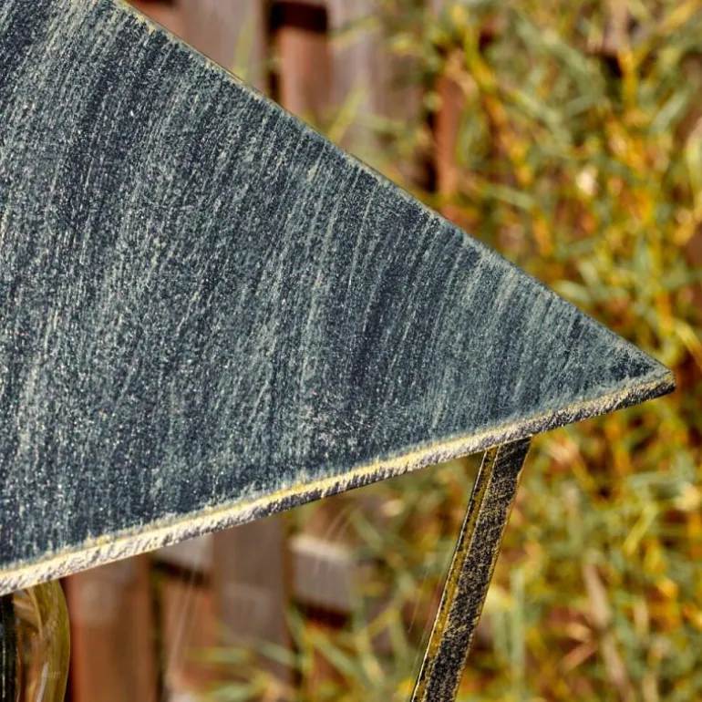 Anfei Luminaire extérieur, Réverbère, Eclairage de chemin Or, Noir, 1 lumière