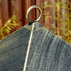 Anfei Luminaire extérieur, Réverbère, Eclairage de chemin Or, Noir, 3 lumières