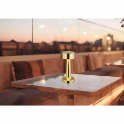 Angelika Lampe à poser Luminaires Globo Lighting LED Laiton, 1 lumière