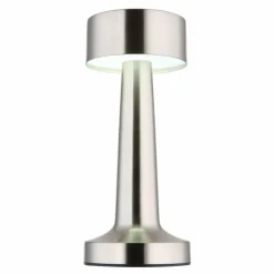 Angelika Lampe à poser Luminaires Globo Lighting LED Nickel mat, 1 lumière