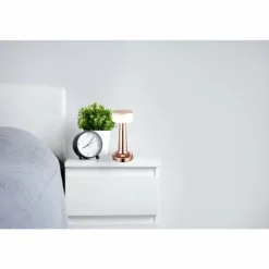 Angelika Lampe à poser Luminaires Globo Lighting LED Cuivre, 1 lumière