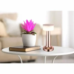 Angelika Lampe à poser Luminaires Globo Lighting LED Cuivre, 1 lumière