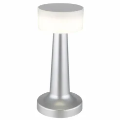 Angelika Lampe à poser Luminaires Globo Lighting LED Nickel mat, 1 lumière