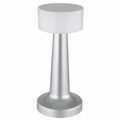 Angelika Lampe à poser Luminaires Globo Lighting LED Nickel mat, 1 lumière