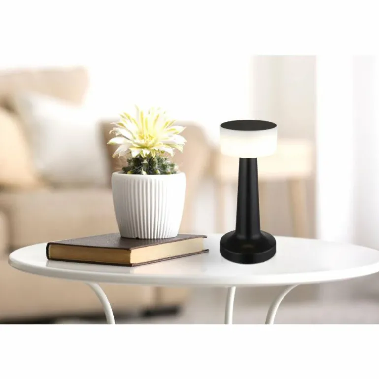 Angelika Lampe à poser Luminaires Globo Lighting LED Noir, 1 lumière