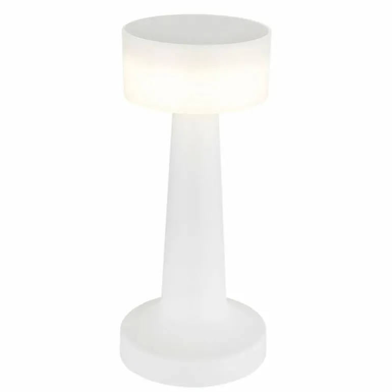 Angelika Lampe à poser Luminaires Globo Lighting LED Blanc, 1 lumière