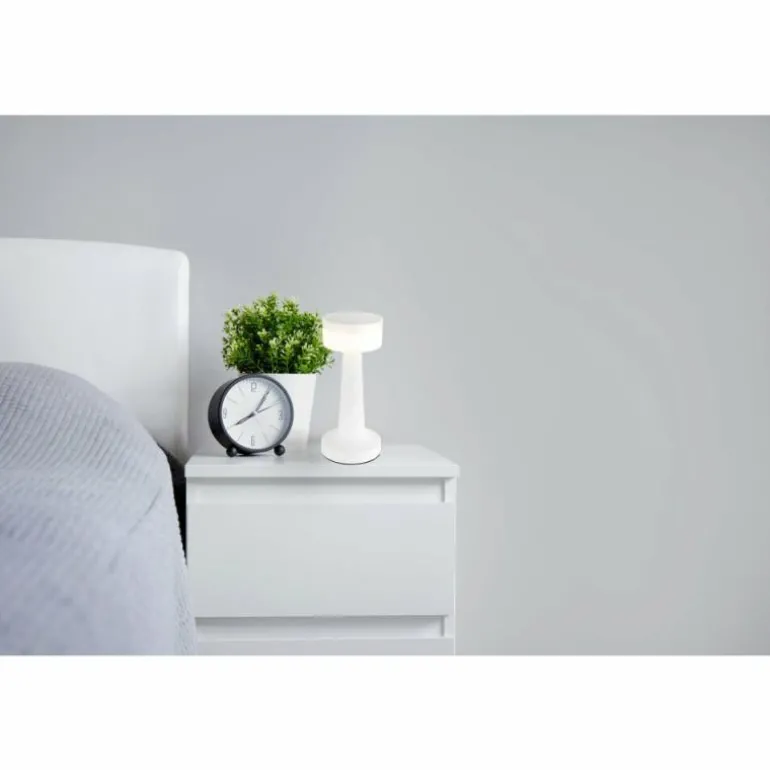 Angelika Lampe à poser Luminaires Globo Lighting LED Blanc, 1 lumière