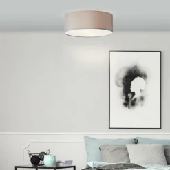 Anneke Plafonnier Luminaires Brilliant Blanc, 2 lumières