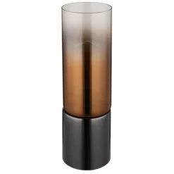 Annika Lampe à poser Luminaires Globo Lighting Chrome, Noir, 1 lumière