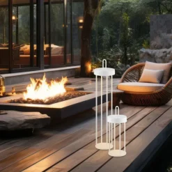 ANSELM Lampadaire Luminaires Leuchten Direkt LED Blanc, 1 lumière