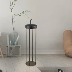 ANSELM Lampadaire Luminaires Leuchten Direkt LED Noir, 1 lumière