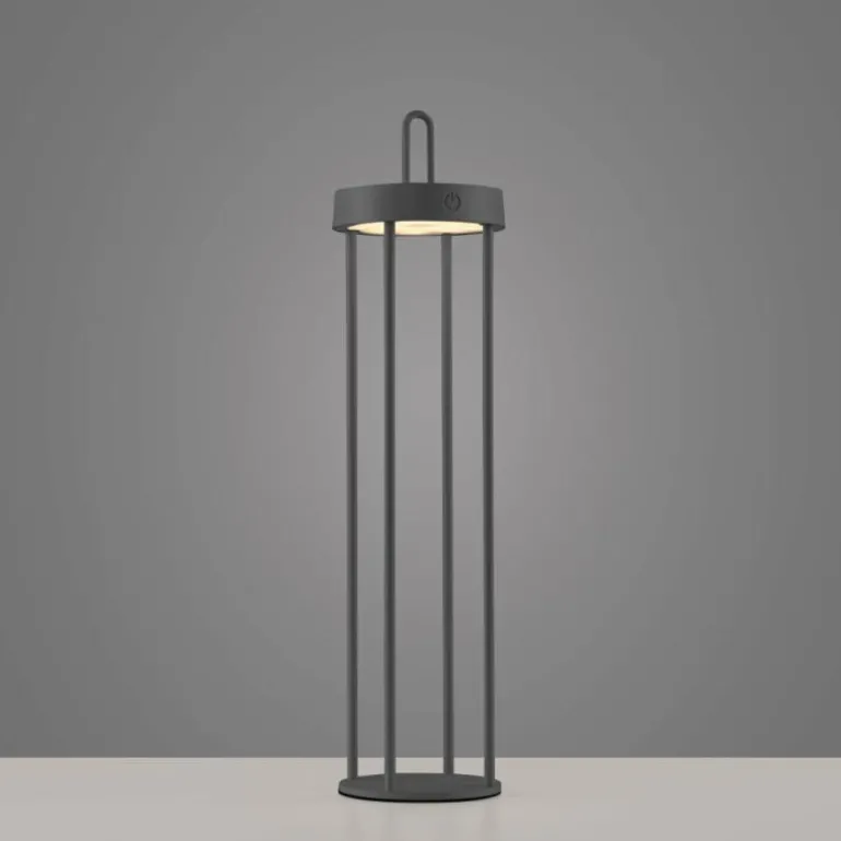 ANSELM Lampadaire Luminaires Leuchten Direkt LED Noir, 1 lumière