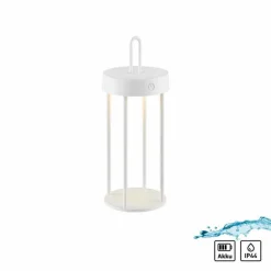 ANSELM Lampe à poser Luminaires Leuchten Direkt LED Blanc, 1 lumière