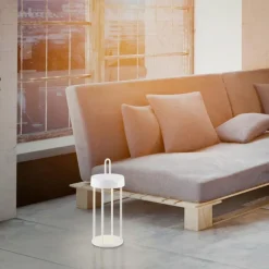 ANSELM Lampe à poser Luminaires Leuchten Direkt LED Blanc, 1 lumière