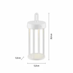 ANSELM Lampe à poser Luminaires Leuchten Direkt LED Blanc, 1 lumière