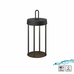 ANSELM Lampe à poser Luminaires Leuchten Direkt LED Noir, 1 lumière