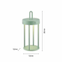 ANSELM Lampe à poser Luminaires Leuchten Direkt LED Vert, 1 lumière