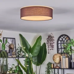 Antillo Plafonnier Brun, Blanc, 3 lumières