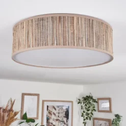 Antillo Plafonnier Nickel mat, 3 lumières